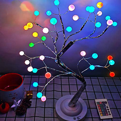 Bright Zeal Colour Changing LED Bonsai Tree Light with Remote
