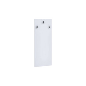 Brighten Your Entryway with the Elegant Olier 09 Wall Hanger 470mm x 1500mm x 20mm in Crisp White