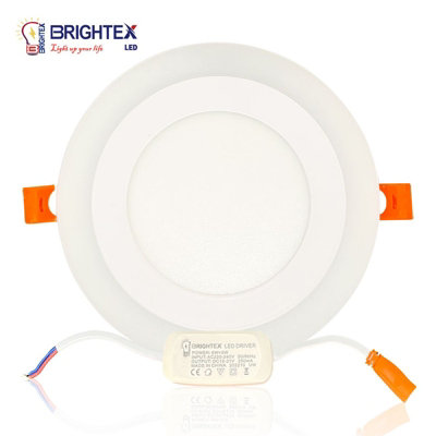 Brightex 6+3W LED Panel Light, Double Colour Blue & White Ceiling Light ...