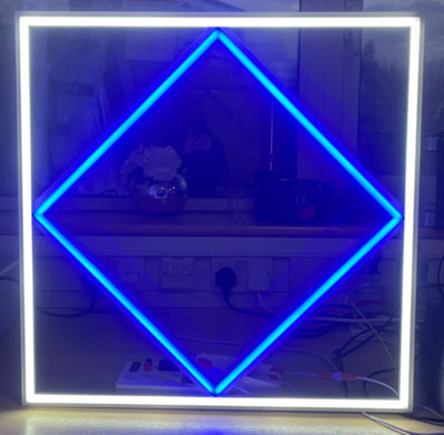 Brightex, LED Panel Light diamond 600x600mm 72W 7200lm Recessed ...