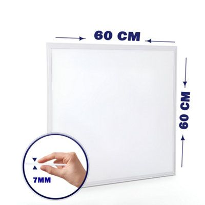 Brightex Pack of 5 LED Panel Light 600x600mm 48W 4320lm Recessed ...