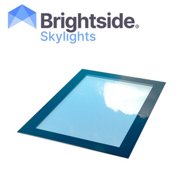 Brightside Skylights Frameless Rooflight - Triple Glazed Roof Window - 600m x 900mm