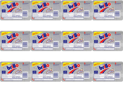 Brillo Mr Muscle 5 Multi-Use Soap Pads (Pack of 12)