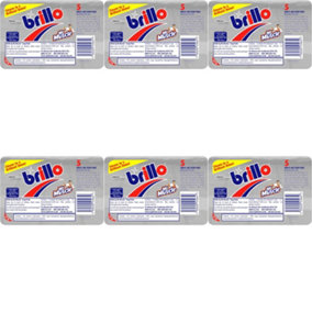 Brillo Mr Muscle 5 Multi-Use Soap Pads (Pack of 6)