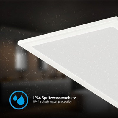 slochi 2 Pack Bathroom Lights, 2050LM Round Ceiling Lights,6500K,150W Equivalent
