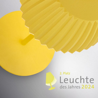 Briloner Battery Powered Yellow Dimmable Table Lamp