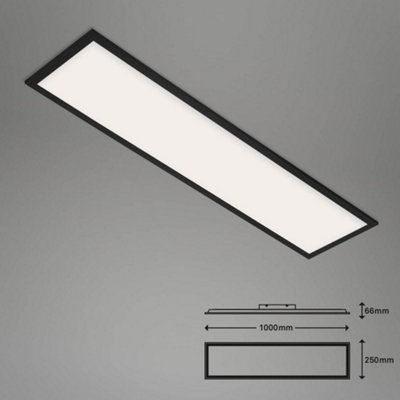 Briloner Black Smart LED Ceiling Light Panel CCT 3000 to 6500K App ...