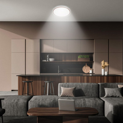 Briloner LED Ceiling Light Round Living Room Lamp Backlight Neutral ...