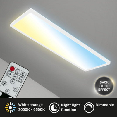 Briloner Mains-powered LED White Dimmable LED Panel