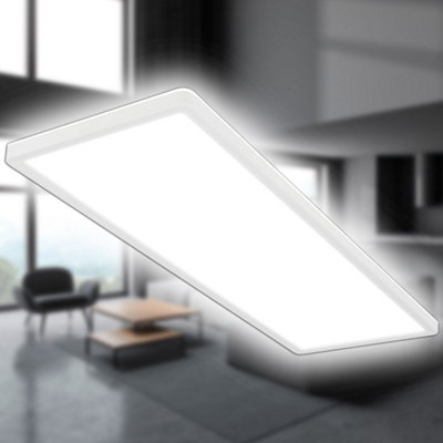 Briloner White LED Panel Backlight Effect Ceiling Light 58cm, 22W ...