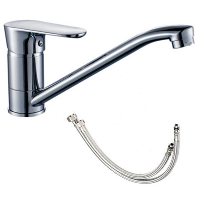 Brimix Chrome Kitchen Sink Mono Mixer Lever Heavyweight Tap t78