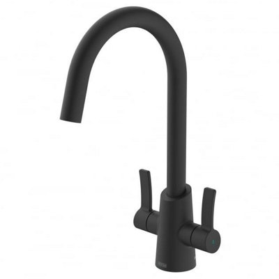 Bristan Acorn Easyfit Sink Mixer Black Taps Kitchen Tap Deck Mount