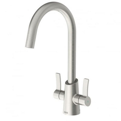 Bristan Acorn Easyfit Sink Mixer Stainless Steel Taps Kitchen Deck Mount