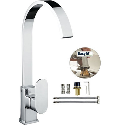 Bristan CHR EFSNK C Cherry EasyFit Monobloc Kitchen Sink Lever Basin Mixer Tap