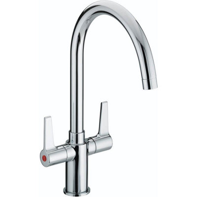 Bristan Design Utility Lever Easyfit Sink Mixer Chrome Taps Kitchen Deck Mount