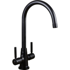 Bristan Monza Easyfit Sink Mixer Black Taps Kitchen Tap Deck Mount