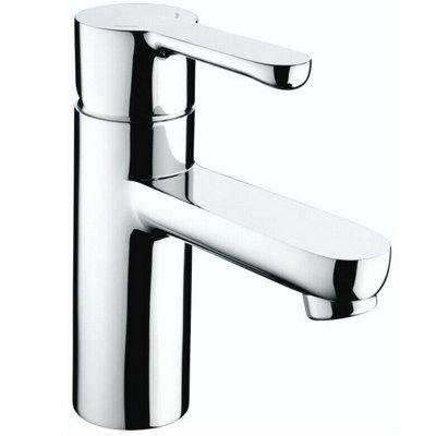 Bristan Nero Basin Sink Mono Mixer Tap Modern Chrome Stylish Round Single Lever