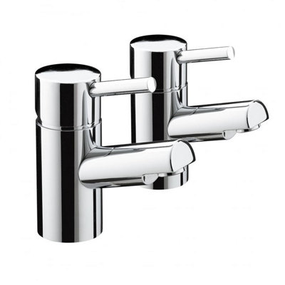 Bristan PRISM Chrome Plated Side Bath Taps PM 3/4 C PM 34 C