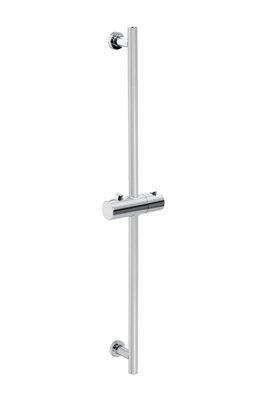 Bristan RRAIL01 C Brass Riser Rail - Fixed Brackets Chrome