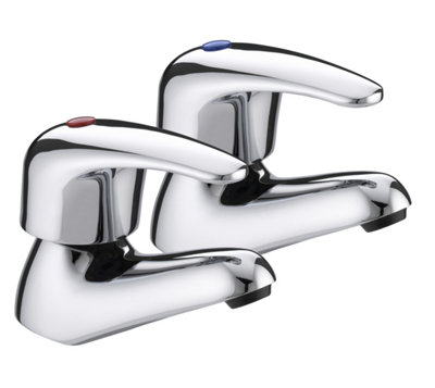 Bristan VA CN 1/2 C Value Contemporary Basin Taps Chrome