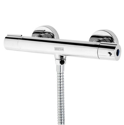 Bristan Zing Thermostatic Bar Mixer Valve Shower Cool Touch 135 - 165mm Centres