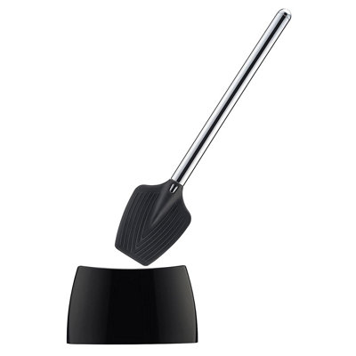 Black bristle toilet clearance brush