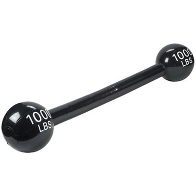 Bristol Novelty Inflatable Dumbbell Black/White (120cm) DIY at B&Q