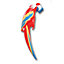 Bristol Novelty Inflatable Parrot Red/Blue/Yellow/White (48cm)