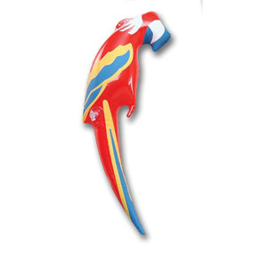 Bristol Novelty Inflatable Parrot Red/Blue/Yellow/White (48cm)