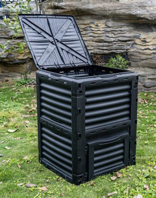 Bristol Tool Company Plastic Garden Compost Bin 300 Litre, Environment-Friendly, Speedy Composting, Fast and Free Delivery