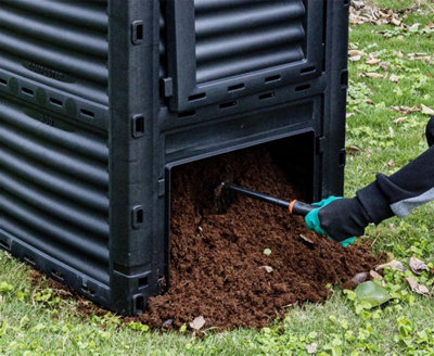 Bristol Tool Company Plastic Garden Compost Bin 300 Litre, Environment-Friendly, Speedy Composting, Fast and Free Delivery
