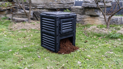 Bristol Tool Company Plastic Garden Compost Bin 300 Litre, Environment-Friendly, Speedy Composting, Fast and Free Delivery