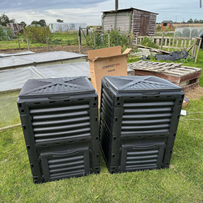 Bristol Tool Company Plastic Garden Compost Bin 300 Litre, Environment-Friendly, Speedy Composting, Fast and Free Delivery