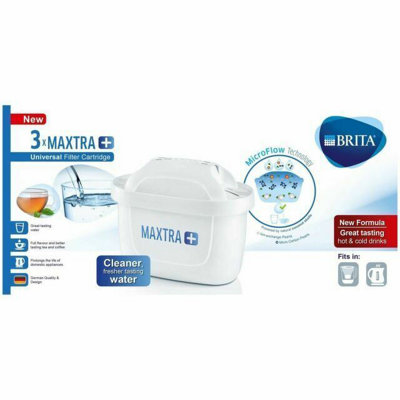BRITA MAXTRA+ replacement water cartridges, Pack B&Q 3 filter | at DIY