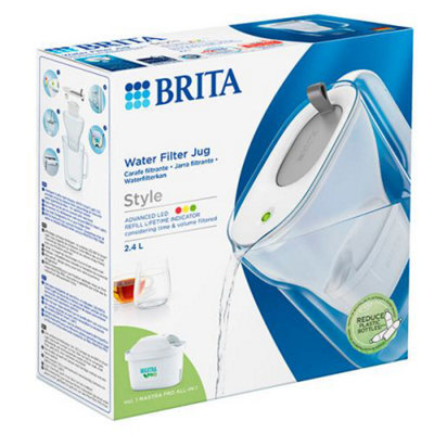 Brita Style Cool Grey Water Filter Jug