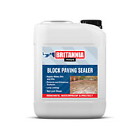 Britannia Paints Block Paving Sealer Clear 20 litres - Protects & Enhances Patios & Pathways