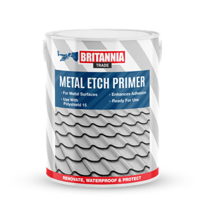 Britannia Paints One Pack Etch Primer White 5 Litres