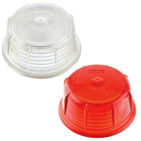 Britax Side Marker Replacement Lens RED & WHITE Outline Light Lamp