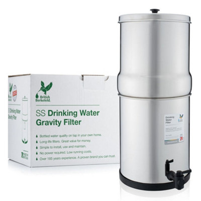 British Berkefeld 6L Stainless Steel Gravity Filter & Ultra Sterasyl