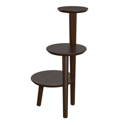 Brittany plant stand in walnut