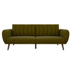 Brittany sofa bed in linen green