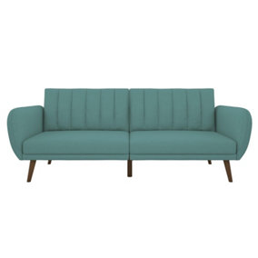 Brittany sofa bed in linen light blue