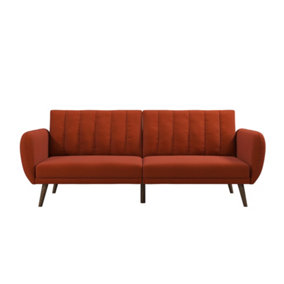 Brittany sofa bed linen orange