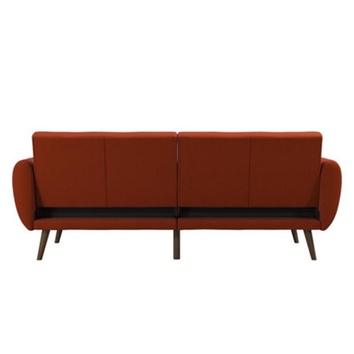 Brittany sofa bed linen orange