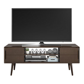 Brittany TV-Stand in walnut look