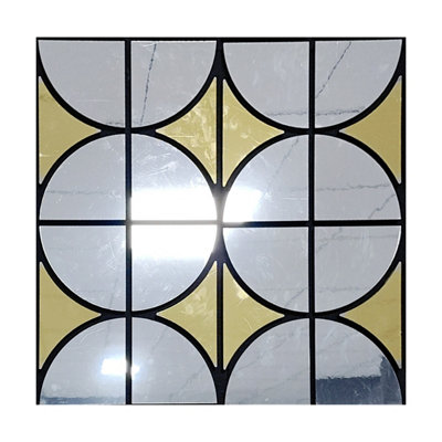 BRITWALL Grid Glass Acoustic Wall Panels 610x610mm Sound Absorbing