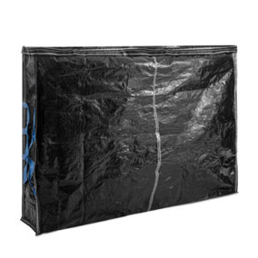 Britwrap Reusable Mattress Bag with Handles for Moving & Storage - Black Universal California King