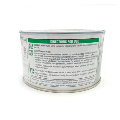 Briwax Solvent-Based Hard Wax Oil For Wood – 1 Liter, Clear, Non-Toxic Formula