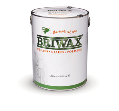 Briwax Original Medium Brown 5ltr DIY at B&Q