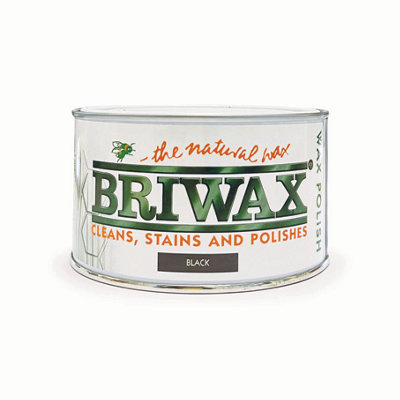 Briwax Wax Polish - Black 370g